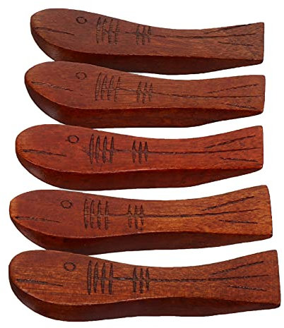 ABOOFAN 5 Pièces Repose-Baguettes Baguettes pour Enfants Baguettes LED Baguettes Fantaisie Titulaires accesoire Cuisine Food Porte-Baguettes Vintage Support à Vaisselle Journal