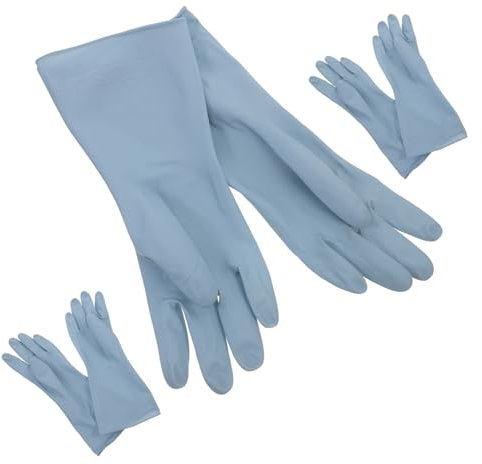 Gatuida 3paare Küchen-geschirrspülhandschuhe Wiederverwendbar Haushaltsreinigungshandschuhe Schutz Vor Wasser Und Spülmittel Handschuhe Zum Geschirrspülen