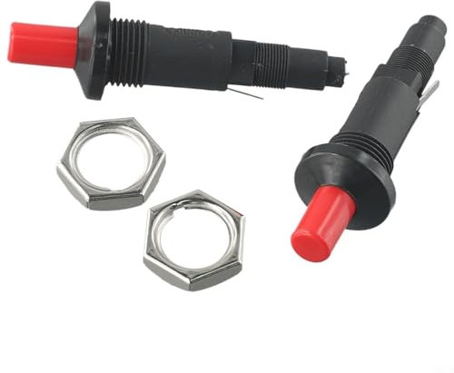 Gasheizung Piezo Funkenzünder Zündauslass Piezo-Taste Keramik für Gas Kamin Gas Ofen Gasheizung (4 Stück)