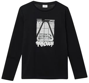 s.Oliver Jungen Langarm-Jersey-Shirt mit Frontprint T-Shirt Langarm (1er Pack)
