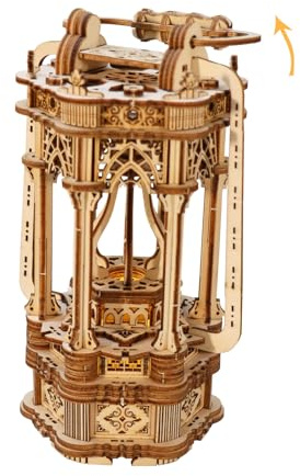 Music Park 3D Puzzle Erwachsene Laterne Leuchtendes LED Holzbausatz 3D Puzzle modellbausatz Erwachsene Weihnachts- Geburtstag Geschenke Hobbies für Frauen