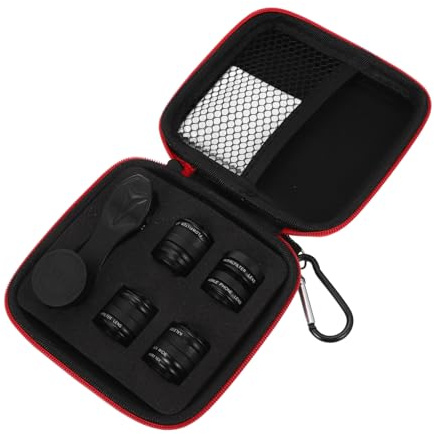 ARTSEWPLY HD Multifunktions Handy Kamera Linse Makro Linse Weitwinkel Fisheye Clip Design Metallgehäuse Kompatibel für Smartphone Fotografen