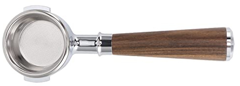 CHICIRIS Robuster 58-mm-2-Ohr-Kaffee-Siebträger ohne für Cimbali Wega Rancilio Espressomaschinen (Geben Sie einen schwarzen Säurezweig ein)