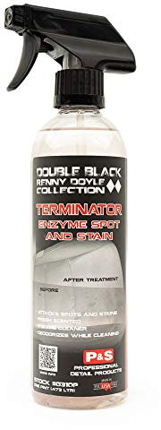 P & S PROFESSIONAL DETAIL PRODUCTS Terminator Enzyme Spot & Stain Remover – Professional Upholstery & Carpet Cleaner, Eliminates Grease, Dirt, Protein-Based Stains, Fresh Scent - 16 oz Spray