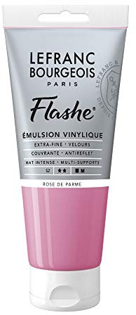 Lefranc Bourgeois Flashe Colori acrilici, Rosa di Parma, 80ML, 80 unità