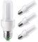 Elrigs E27 LED Lampe Stabform, 7W LED Birne entspricht 60W Glühbirne, Kaltweiß (6000K) Maiskolben Leuchtmittel ersetzt 12W Energiesparlampe, Flimmerfreie Beleuchtung, 4er Pack
