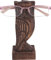 Eximious India Brillenhalter für den Schreibtisch, Eulen-Design, Männer und Frauen, Holz, Nachttisch-Display Zuhause Büro, Schreibtisch-Halter, Brillen-Geschenke Kinder, Ihn, Mutter, Papa (Walnuss)