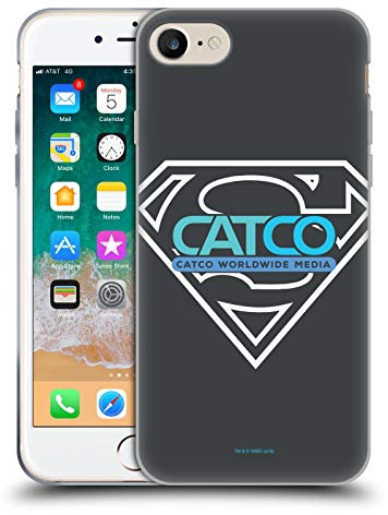 Head Case Designs Licenza Ufficiale SuperGirl TV Series Catco Grafiche Custodia Cover in Morbido Gel Compatibile con Apple iPhone 7/8 / SE 2020 & 2022