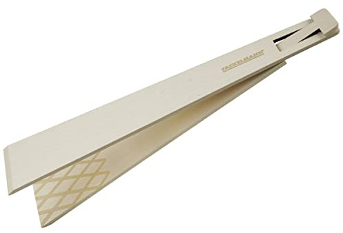 Fackelmann Zange und Wender FAIR, 2in1 Set aus FSC®-zertifizierter Buche, Pfannenwender für verschiedene Anlässe, langlebige Servierzange, hochwertiger Omlettewender (Farbe: Braun), Menge: 1 Stück