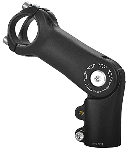 DONGKER Attacco Manubrio Regolabile Bici,± 90° MTB Adattatore Attacco Manubrio Bici 90 Mm/110 MM per Bici Strada BMX Mountain
