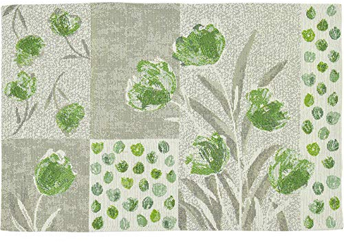 Sander Tulips Tischband 20x160 cm Silber
