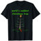 Lustiger Weihnachtsbaum der traurigsten Weihnachtswelt T-Shirt