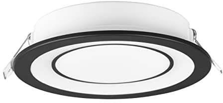Trio Leuchten LED Einbauleuchte Core 652610132, Kunststoff Schwarz matt, inklusiv 10 Watt LED, getrennt schaltbar