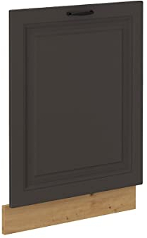 Frontblende für vollintegrierten Geschirrspüler 60 cm Stilo Grau + Eiche Artisan