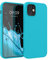 kwmobile Case Compatible with Apple iPhone 12 / iPhone 12 Pro Case - Soft Slim Protective TPU Silicone Cover - Ocean Blue