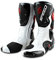 Stivali Moto da Pista Racing Stivali Motocross Professionale Antiscivolo Traspirante Impermeabile - 43EU Bianco