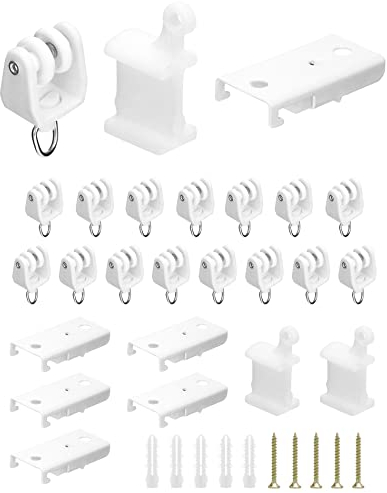 QWORK® Vorhangschiene Zubehör, für Deckenmontage