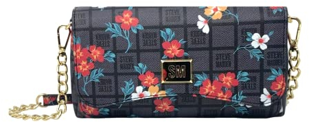 Steve Madden BTory Crossbody Bag (BLACK FLORAL)