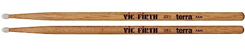 Vic Firth - American Classic® Terra Series Drumsticks 7ATN - American Hickory - Nylon Tip - 4 Pair Pack