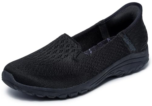 Skechers Womens/Ladies Reggae Fest 2.0 - Guiding Wide Shoes (4 UK) (Black)