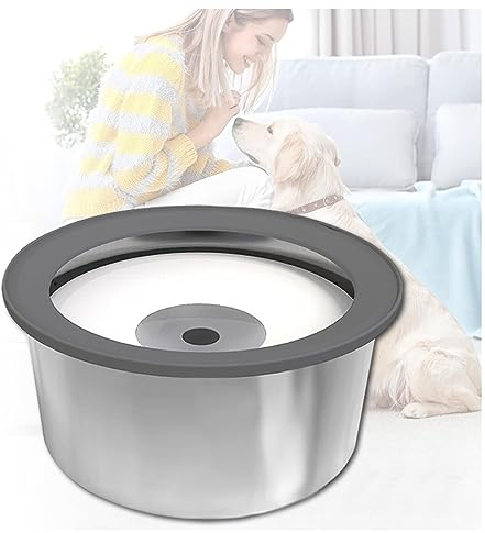 Trinknapf Hund Anti Schlabber 2L Anti-Schwapp Auslaufsicher Wassernapf Für Hunde Trinknapf Ohne Kleckern,Auslaufsicherer Wassernapf für Haustiere Hunde Katzen Geeignet für Haus, Auto