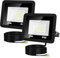 Focos LED Exterior 20W, 2000LM Blanco Frío 6000K Foco LED IP66 Impermeable Floodlight, Foco Proyector LED Exterior para Jardin, Garaje, Patio, Terraza, 2 Piezas