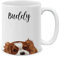 MUGBREW Tazza da caffè personalizzata con il tuo nome o testo, regalo personalizzato per Natale, compleanno, anniversario, tazza da caffè in ceramica da 325 ml, tazza da tè - Cavalier King Charles