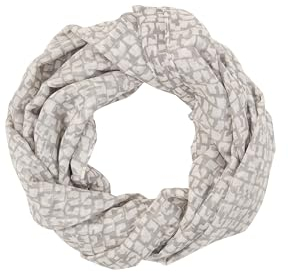 TOM TAILOR 1043000 Schlauchschal mit Muster, 36134-Neutral Tile Design, OneSize