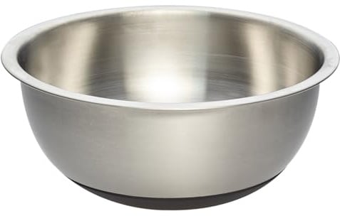 Tarrington House Schüssel/Rührschüssel, Edelstahl, Ø 28 cm, 4.5 L, mit rutschfestem Silikonboden, silber