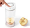 Minidiva Smart Vacuum Container, Automatic Electric Airtight Glass Jar for Food Coffee Storage Meal Prep (White-1350ml-1)