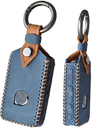 Ysbxitu Schlüssellose Fernbedienung mit Schlüsselanhänger, kompatibel mit Volvo XC40 XC60 XC70 XC90 S60 S80 S90 C30 V70 V90 2017–2020, T5 T6 T8 Smart Key Shell Case Schlüsselhülle, Schlüsselhülle,