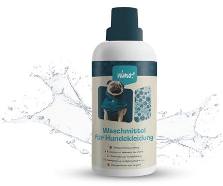 nimo® Waschmittel für Hundebekleidung | ohne Duftstoffe & Farbstoffe | für Hundemäntel & Hundedecken | entfernt Kot- & Urinflecken