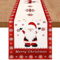 DecorMommt Tischläufer Weihnachten Modern, weihnachtstischläufer Rot 33 x 183 cm, Weihnachtsdeko Tisch, Weihnachtstischdecke, Tischdeko für Drinnen Küche Urlaub Party Dekoration(Ren Schnee Rot)