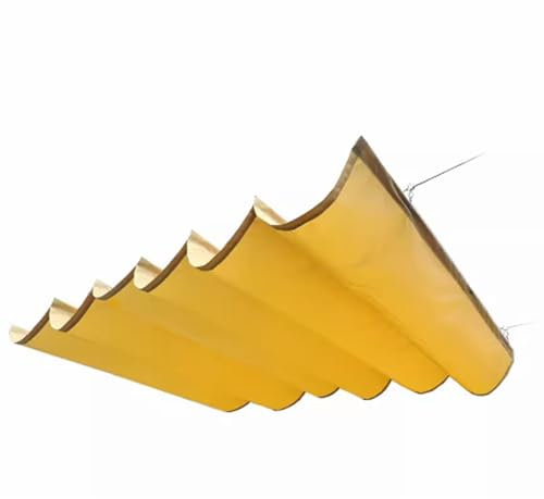 Voile d'ombrage rétractable ondulé pour extérieur, 1,7 x 12 m, avec taux d'ombre de 95 %, tissu imperméable, brise-vue et accessoires, idéal pour terrasse, pergola et abris