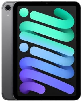 Apple iPad mini (A17 Pro, 7th Generation, 8.3-inch, 2024), 128GB, Wi-Fi + Cellular, Space Gray (Renewed)