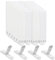 Flintronic Accroche Tableau sans Percer, 12 Paires (24Bandes) Languette Accroche Tableau, Tiras Adhesivas Blancas, Accroche Murale Sans Percer pour Calendriers, Cadres Photo et Affiches