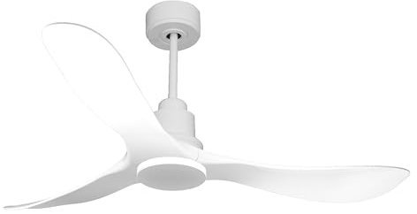 PUR LINE Deckenventilator, wendbar, WLAN-Thermostat, Gleichstrommotor, schräge Decken, Fernbedienung, Hypersilence-Speicher