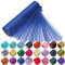 Trimming Shop Organza-Rolle, schneedurchsichtig, 25 m x 29 cm große Organza-Rolle für Stuhlschärpe, Tischläufer, Weihnachtsfeier, Hochzeitsdekoration, Heimwerkerprojekte, Dunkelblau