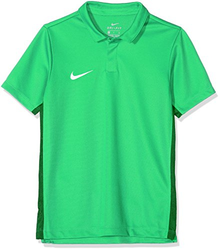 Nike Kinder Dry Academy18 Football Polo Shirt, Grün (Light Spark/Pine Green/White/361), Gr. XS