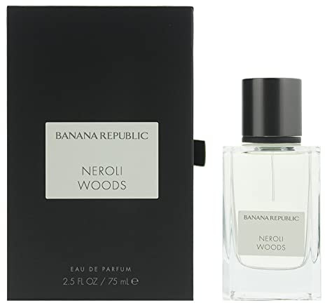 BANANA REPUBLIC Unisex Fragrance For Her and For Him Neroli Woods Eau De Parfum (EDP), 75ml Spray 1 Count (Pack of 1)