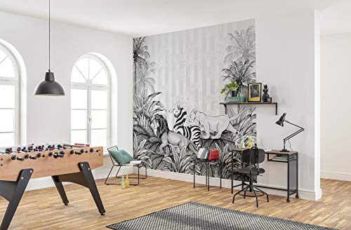 Komar Disney DX6-009 Papier peint photo non tissé Motif Lion King Monochrome Dimensions : 300 x 280 cm (largeur x hauteur) Largeur de la bande 50 cm Papier peint mural Décoration murale pour chambre d'enfant et chambre à coucher Multicolore