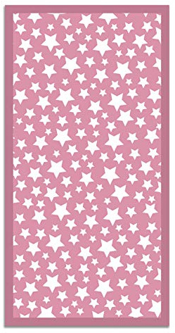 Panorama Vinylteppich - Modell Vinylteppich Sterne Rosa Farbe - 140x200cm - Verschiedene Größen - Deko Küche, Läufer und Outdoor