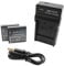 Dot.Foto LB-060 Premium 1250mAh Battery (2-pack) & USB Battery Charger for Kodak PixPro AZ361, AZ362, AZ421, AZ422, AZ425, AZ501, AZ521, AZ522, AZ525, AZ526, AZ527, AZ528