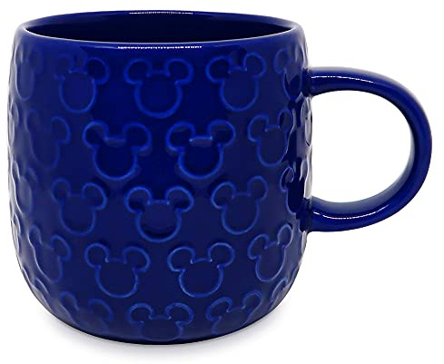 Disney Mickey Mouse Raised Icon Mug – Cobalt