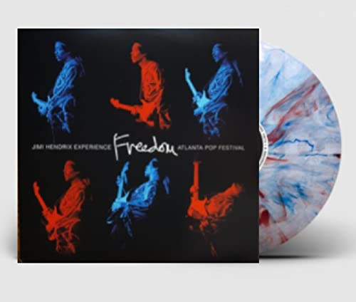 Freedom Atlanta Pop Festival - Exclusive Limited Edition White w/ Red & Blue Swirls Colored Vinyl LP