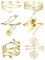 Kakonia 6 Stücke Oberarm Armbänder Für Frauen Einstellbare Oberarm Manschette Armband Open Armlet Blatt/Schlange/Blume Armband Schmuck Set