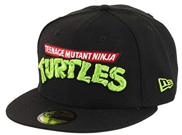 New Era Teenage Mutant Ninja Turtles TMNT Edition Black 59Fifty Basecap - 7-34