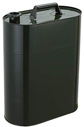Jerrican Essence en métal Bidon Essence carburants Bidons d'essence 20L/30L, bidon de Carburant Diesel en métal, fûts de gazole Portables avec poignée Unique, réservoir de Carburant de Secours Vert