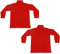 Bahob® 2 Pack Boys Girls School Uniform Polo Shirt Childrens Plain Long Sleeve Polo Shirt PE Top 5-14 Years (Red, 11-12 Years)