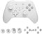 AKNES Gulikit KK3 Max Bluetooth Controller, 4 Back Buttons,Hall Joysticks and Triggers,Maglev/Rotor/HD Vibration,1000Hz Polling Rate for Wins,Compatible with Switch/Steam Deck/Android/iOS/MacOS(White)